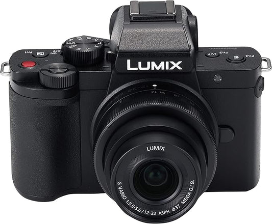 Panasonic LUMIX G100K Mirrorless Camera with Standard Zoom Lens Kit, Black DC-G100K-K