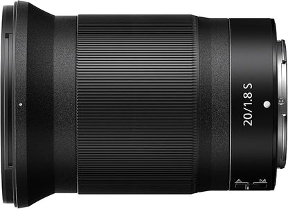 Nikon NIKKOR Z 20mm f/1.8 S Fixed Focal Length Lens for Z-Mount Full-Frame S-Line NZ20 1.8