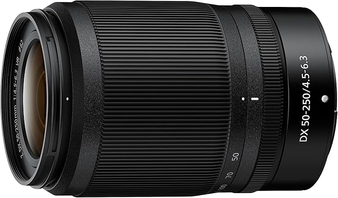 Nikon Telephoto Zoom Lens NIKKOR Z DX 50-250mm f/4.5-6.3 VR Z Mount DX Lens NZDXVR50-250