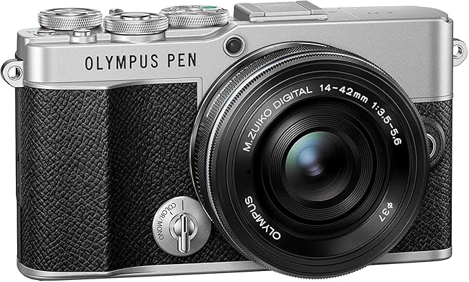 OLYMPUS PEN E-P7 14-42mm EZ Lens Kit Silver