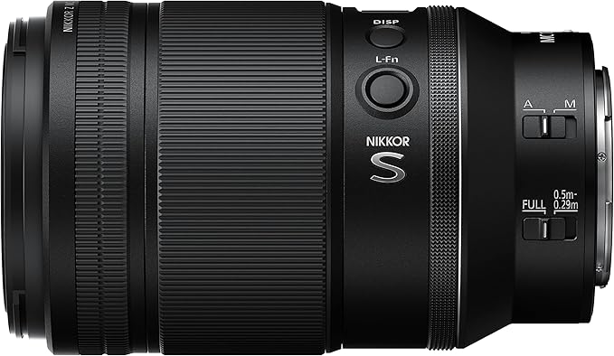 Nikon NIKKOR Z MC 105mm f/2.8 VR S Macro Prime Lens for Z-Mount Full-Frame S-Line NZMC105