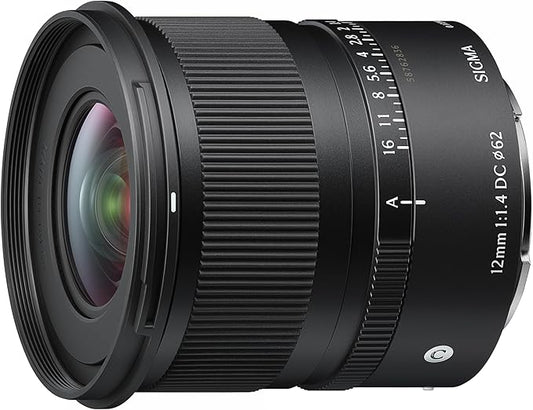 Sigma 12mm F1.4 DC Sony E Mount Prime Wide-Angle APS-C Contemporary Mirrorless Lens