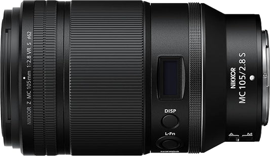 Nikon NIKKOR Z MC 105mm f/2.8 VR S Macro Prime Lens for Z-Mount Full-Frame S-Line NZMC105