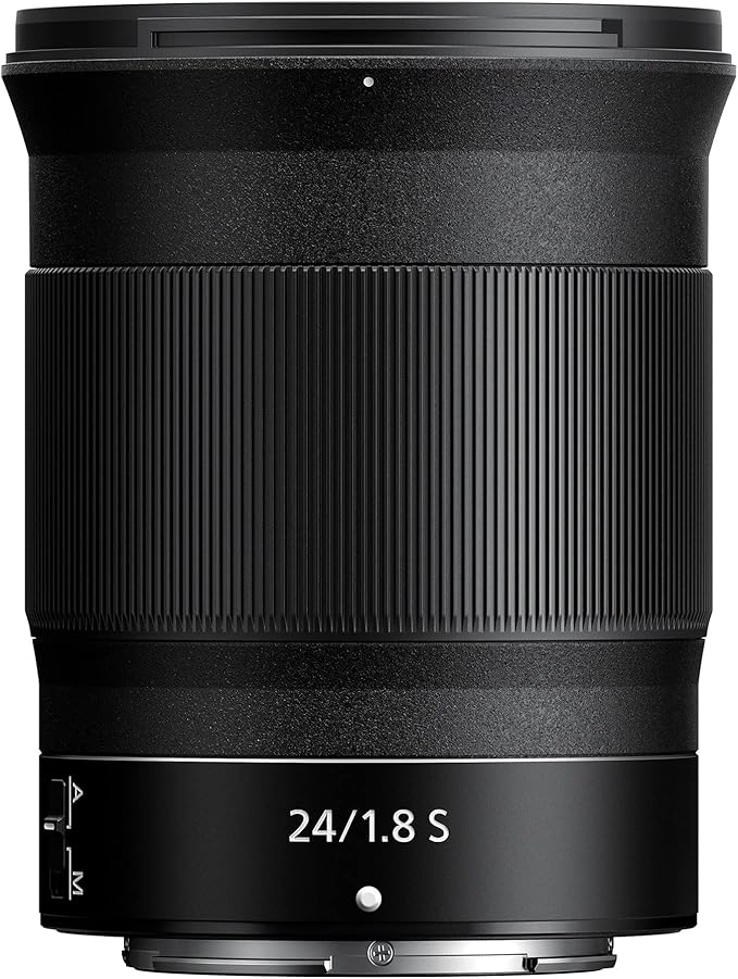Nikon NIKKOR Z 24mm f/1.8 S Wide-Angle Prime Lens for Z-Mount Full-Frame Cameras, S-Line, NZ24 1.8