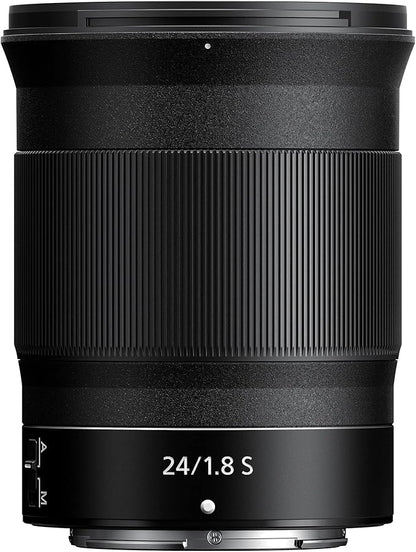 Nikon NIKKOR Z 24mm f/1.8 S Wide-Angle Prime Lens for Z-Mount Full-Frame Cameras, S-Line, NZ24 1.8