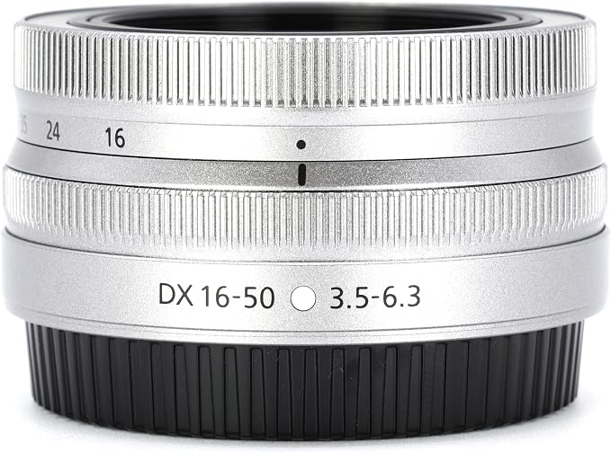 Nikon NIKKOR Z DX 16-50mm f/3.5-6.3 VR Silver Standard Zoom Lens Z Mount DX Lens NZDXVR16-50SL