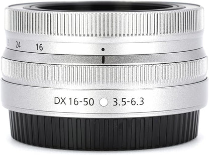 Nikon NIKKOR Z DX 16-50mm f/3.5-6.3 VR Silver Standard Zoom Lens Z Mount DX Lens NZDXVR16-50SL