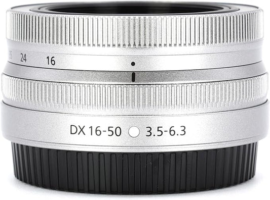 Nikon NIKKOR Z DX 16-50mm f/3.5-6.3 VR Silver Standard Zoom Lens Z Mount DX Lens NZDXVR16-50SL