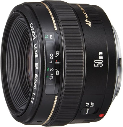 Canon EF 50mm f/1.4 USM Fixed Lens for Full-Frame Cameras