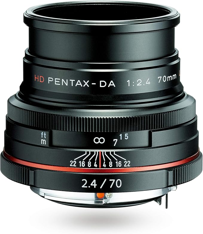 PENTAX HD PENTAX-DA 70mmF2.4 Limited Black Medium Telephoto Prime Lens [For APS-C Size]