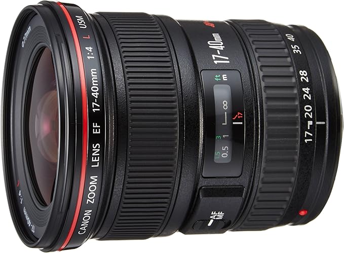 Canon Wide-Angle Zoom Lens EF17-40mm F4L USM Full-Frame Compatible