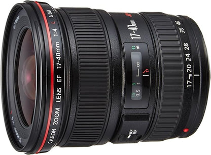 Canon Wide-Angle Zoom Lens EF17-40mm F4L USM Full-Frame Compatible