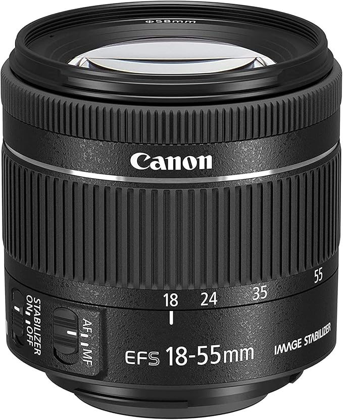 Canon Standard Zoom Lens EF-S18-55mm F4.0-5.6 IS STM for APS-C