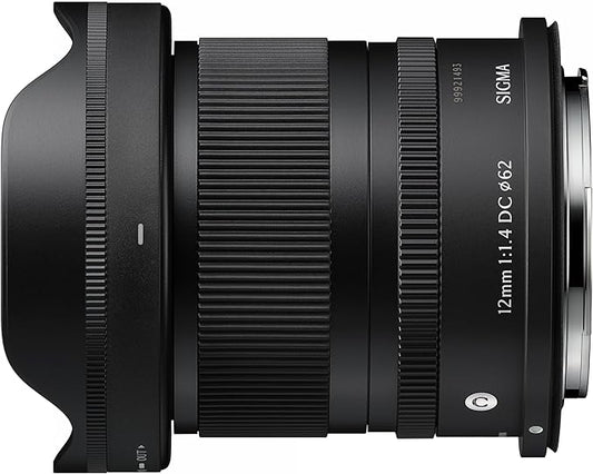 Sigma 12mm F1.4 DC Canon RF Mount Prime Wide Angle APS-C Contemporary Mirrorless Lens