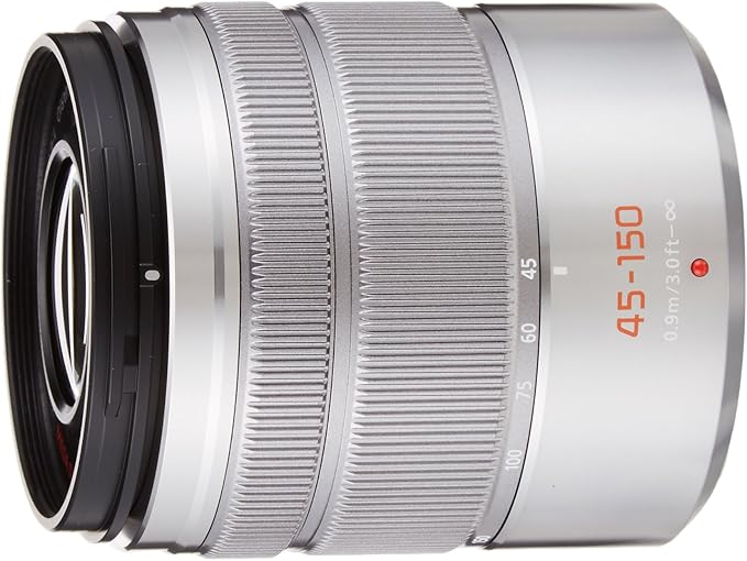 Panasonic Telephoto Zoom Lens for Micro Four Thirds LUMIX G VARIO 45-150mm/F4.0-5.6 ASPH. /MEGA O.I.S. Silver H-FS45150-S