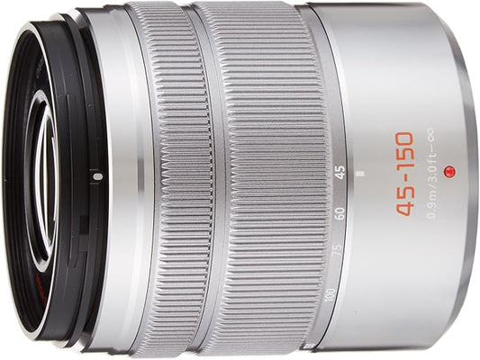 Panasonic Telephoto Zoom Lens for Micro Four Thirds LUMIX G VARIO 45-150mm/F4.0-5.6 ASPH. /MEGA O.I.S. Silver H-FS45150-S