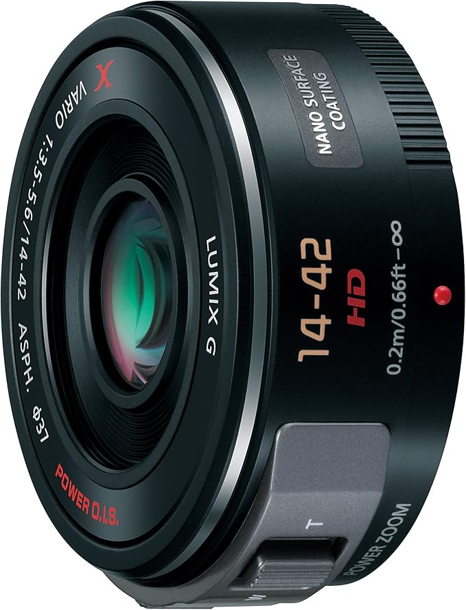 Panasonic 14-42mm F3.5-5.6 Power Zoom Standard Lens for Micro Four Thirds, Black G X VARIO PZ ASPH. POWER O.I.S. H-PS14042-K