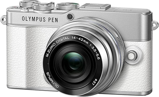 OLYMPUS PEN E-P7 14-42mm EZ Lens Kit White