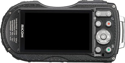 RICOH Waterproof Digital Camera RICOH WG-4GPS Black, Waterproof to 14m, Shockproof to 2.0m, Cold-resistant to -10 degrees C, RICOH WG-4GPSBK