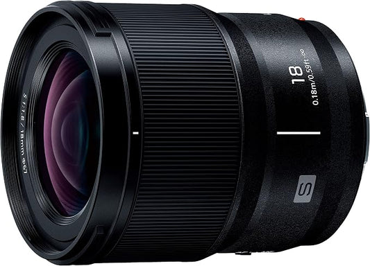 Panasonic Panasonic LUMIX Full-Frame Mirrorless Camera Large-Aperture Ultra-Wide-Angle Prime Lens S-S18