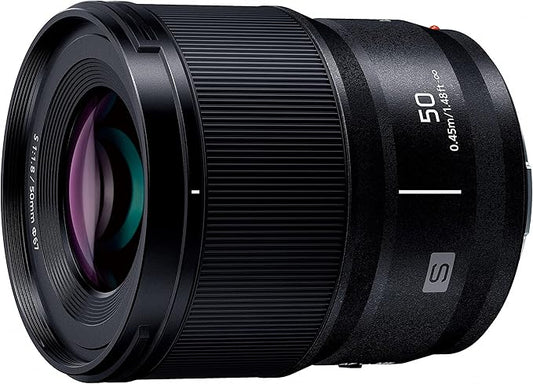Panasonic Large Aperture Standard Prime Lens for Full-Frame Mirrorless Cameras, L-Mount System, LUMIX S 50mm F1.8 S-S50